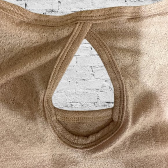 Tan Scoop Neck Top - Picture 8 of 10